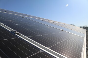 Nahaufnahme Solaranlage